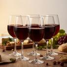 Jogo de Taças de Vidro One Para Vinho Tinto 600ml 6 Pcs Ruvolo
