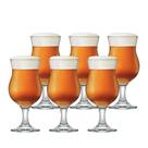 Jogo de Taças de Vidro Panama para Cerveja 6 Peças, 400ml Ruvolo