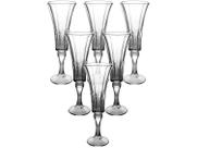 Jogo de Taças de Vidro para Champanhe Transparente 164ml 6 Peças Hauskraft Jennie