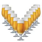 Jogo de Taças de Vidro Royal Beer 12 pcs, 330ml Ruvolo