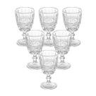 Jogo De Taças De Vidro Transparente Madrid 360ml 6 Peças Cor:Transparente