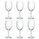 Jogo de taças de vinho em cristal Bohemia Roberta 350ml 6 peças