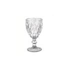 Jogo de Taças Diamante 340ML em Vidro com Relevos Facetados Transparente Praticasa Jogo de Taças Diamante 340ML em Vidro com Relevos Facetados Transparente Praticasa