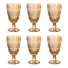 Jogo de Taças Fratello Ambar Luster 330 ml com 6 Peças L'hermitage - Lhermitage