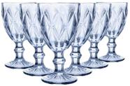 Jogo de Taças Luxx Ellegance 330ml 6 und Cristal Blue Vidro Metalizado Jogo de Taças Luxx Ellegance 330ml 6 und Cristal Blue Vidro Metalizado
