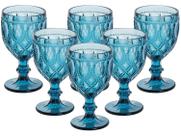 Jogo de Taças para Água Vidro 290ml 6 Peças - Bon Gourmet Diamond