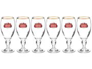 Jogo de Taças para Cerveja de Vidro 6 Peças - 250ml Ambev Stella Artois