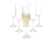 Jogo de Taças para Champagne Vidro 6 Peças 220ml