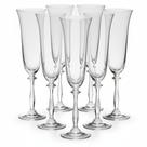 Jogo de Taças para Champanhe Bohemia Angela 190ml: Elevando Seus Brindes a uma Experiência Inesquecível de Cristal