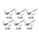 Jogo de Taças para Sobremesa Ruvolo Verona Vidro 225ml 12 Peças