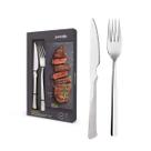Jogo De Talheres 12 Peças Garfo E Faca Inox Resistente Jogo De Talheres 12 Peças Garfo E Faca Inox Resistente