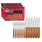 Jogo De Talheres Faqueiro Churrasco Jumbo 36 Peças Mor