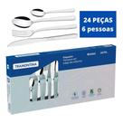 Jogo de Talheres Faqueiro Inox 24 Peças Búzios Tramontina
