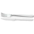 Jogo de Talheres Garfo e Faca Churrasco Inox Siena Brinox 48 Peças Cozinha Buffets Restaurantes Jogo de Talheres Garfo e Faca Churrasco Inox Siena Brinox 48 Peças Cozinha Buffets Restaurantes