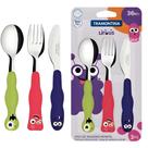 Jogo De Talheres Tramontina Infantil Colorido Aço Inox 3 Peças Jogo De Talheres Tramontina Infantil Colorido Aço Inox 3 Peças