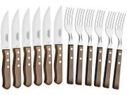 Jogo De Talheres Tramontina Kit Churrasco Jumbo 12 Peças