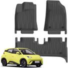 Jogo De Tapete Automotivo Bandeja De Borracha Para Carro Mini Dolphin Conjunto com 3 peças Ekap