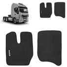 Jogo de Tapete Borracha PVC Truck Iveco Hi-Way 2013 a 2017 2 Peças