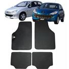 Jogo de Tapete Borracha PVC Universal Peugeot 4 Peças Preto
