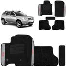 Jogo de Tapete Carpete Duster 2012 a 2015 Preto 5 Peças