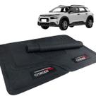 Jogo de Tapete Citroen C4 Cactus 2019 2020 2021 2022 2023 Borracha Com Logo