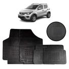 Jogo de Tapete de Borracha Preto para Fiat Mobi Todos Modelos 4 Peças - Carfloor G015.0