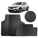 Jogo de Tapete de Borracha Preto para Renault Logan 2007 a 2016 4 Peças - Carfloor G018.0 Jogo de Tapete de Borracha Preto para Renault Logan 2007 a 2016 4 Peças - Carfloor G018.0