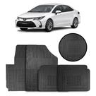 Jogo de Tapete de Borracha Preto para Toyota Corolla 2018 a 2022 4 Peças - Carfloor G042.0