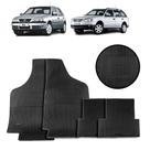 Jogo de Tapete de Borracha Preto para Volkswagen Gol/parati 4 Peças - Carfloor D042.0