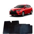 Jogo de Tapete de Borracha Yaris 2018 até 2023 4 Peças Preto Jogo de Tapete de Borracha Yaris 2018 até 2023 4 Peças Preto