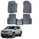 Jogo de Tapete Jeep Compass 2017 2018 Borracha