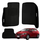Jogo de Tapete Para Onix 2012 2013 2014 2015 2016 2017 Kit Carpete Automotivo 3 peças
