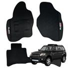 Jogo de Tapete Para Pajero TR4 2002 2003 2004 2005 a 2015 Kit Automotivo Borracha 3 peças