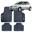 Jogo de Tapete Universal Borracha Automotivo Bordado para Carros Linha CHEVROLET