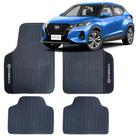Jogo de Tapete Universal Borracha Automotivo Bordado para Carros Linha NISSAN