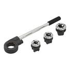 Jogo de Tarraxa BSPT 1/2 a 1 " Para Tubo de Metal Vonder