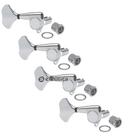 Jogo de Tarraxas Gotoh GB707-R 4 em Linha Cromada Blindadas para Baixo