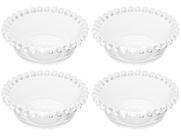 Jogo De Tigelas 4 Bowls 12cm De Cristal Sorvete Doce Sobremesa - Wolff Jogo De Tigelas 4 Bowls 12cm De Cristal Sorvete Doce Sobremesa - Wolff