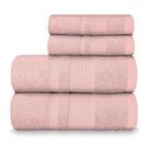 Jogo De Toalha Banhão Master 100% Algodão 4 Peças Gramatura 550 Rosa Cravo
