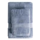 Jogo de Toalhas Corttex Zero Twist Azul Banho e Rosto