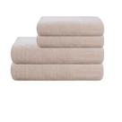 Jogo de Toalhas de Banho e Rosto 4 Peças 500g/m² Premium Velour Camesa 100% Algodão