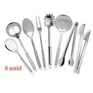 Jogo de Utensílios Cozinha em Aço Inox Completo Dia a Dia Baratinho