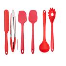 Jogo de Utensilios Cozinha Silicone 6 Peças Hauskraft Espátula, Pegador e Concha