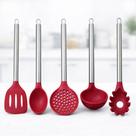 Jogo de Utensílios Silicone 5 Peças Premium - Yazi