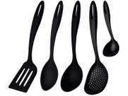 Jogo de Utensílios Tramontina Ability Preto 5Peças Jogo de Utensílios Tramontina Ability Preto 5Peças