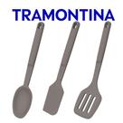 Jogo De Utensílios Tramontina Softta Em Silicone 3 Peças Colher de Servir Espátula Espátula Vazada