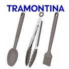 Jogo De Utensílios Tramontina Softta Em Silicone 3 Peças Colher de Servir Pegador Pincel