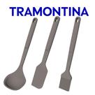 Jogo De Utensílios Tramontina Softta Em Silicone 3 Peças Concha Espátula Pincel