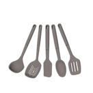 Jogo de Utensílios Tramontina Softta em Silicone Cinza 5 Peças