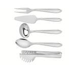 Jogo de Utensílios Tramontina Utility em Aço Inox Acabamento Brilho 5 Peças